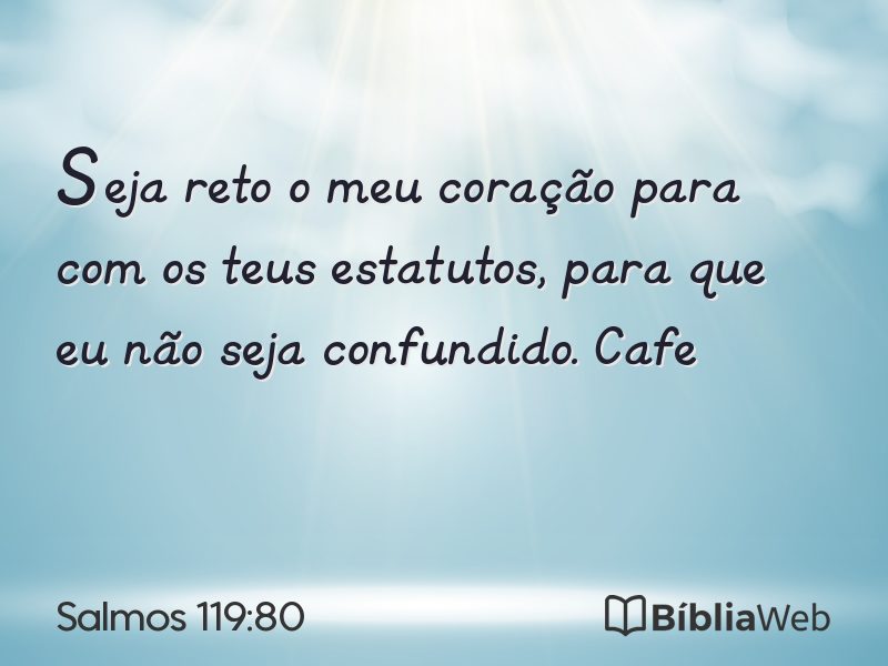Salmos 119:80 em imagem para compartilhar