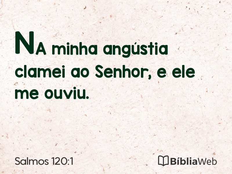 Salmos 120:1 em imagem para compartilhar