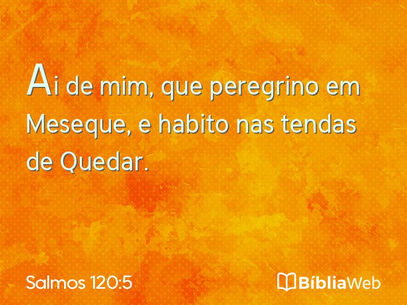 Salmos 120:5 em imagem para compartilhar