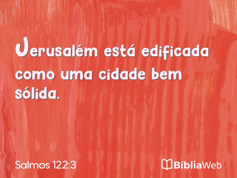 Salmos 122:3 em imagem para compartilhar