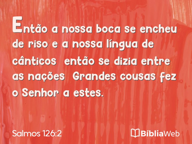Salmos 126:2 em imagem para compartilhar