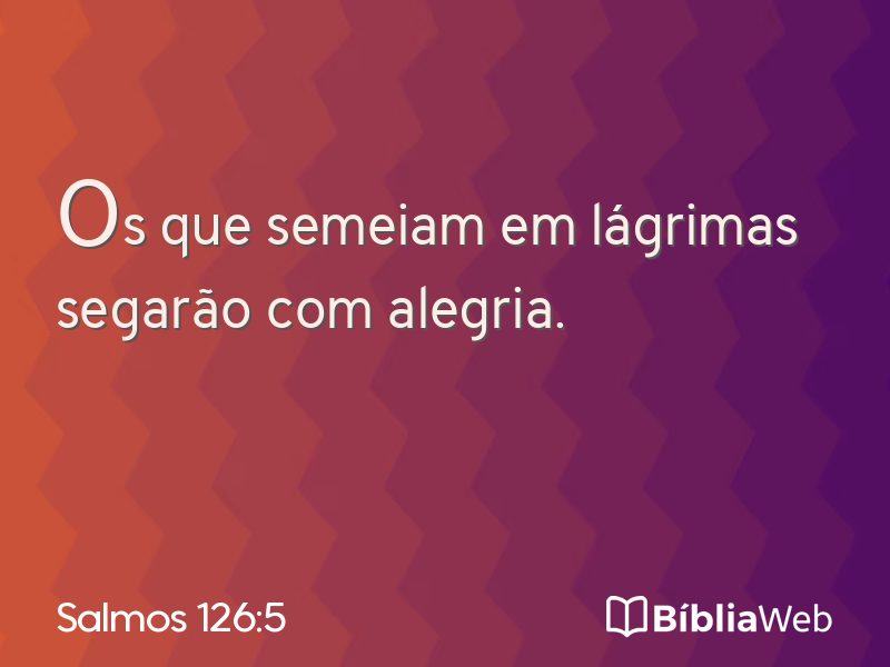 Salmos 126:5 em imagem para compartilhar