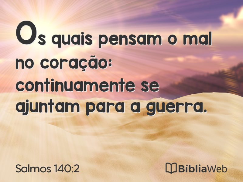 Salmos 140:2 em imagem para compartilhar