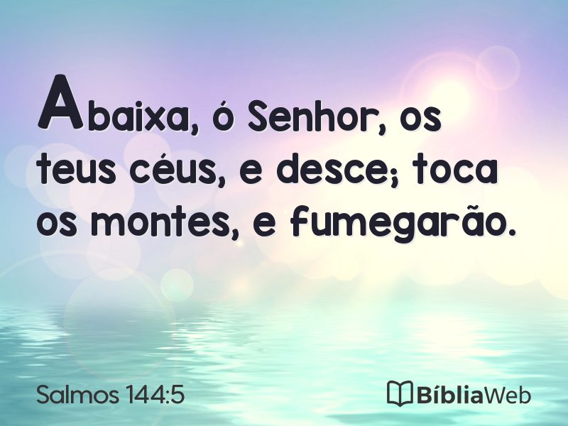 Salmos 144:5 em imagem para compartilhar