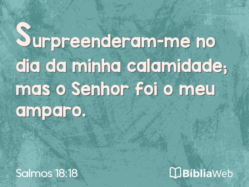 Salmos 18:18 em imagem para compartilhar