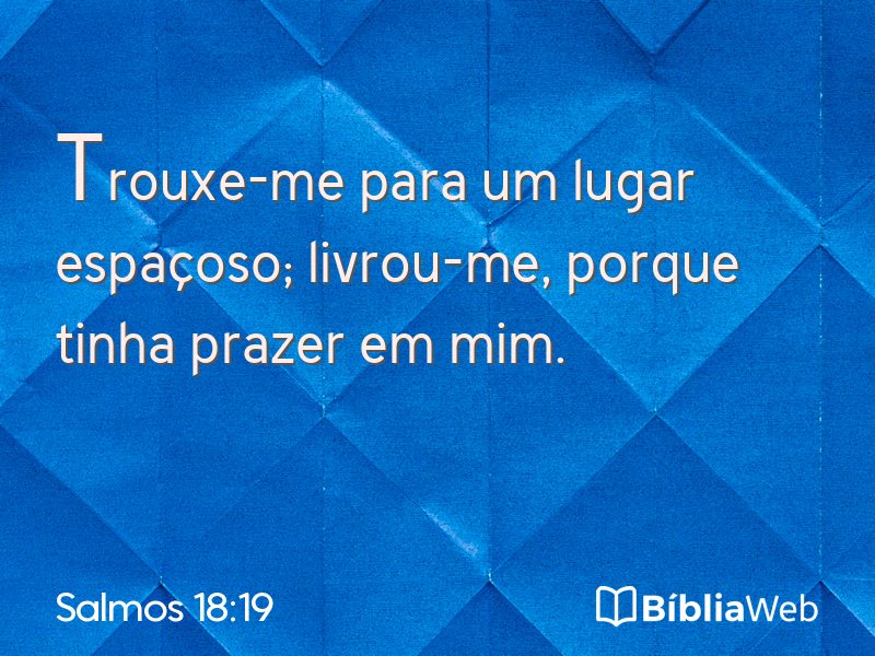Salmos 18:19 em imagem para compartilhar