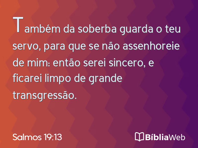Salmos 19:13 em imagem para compartilhar
