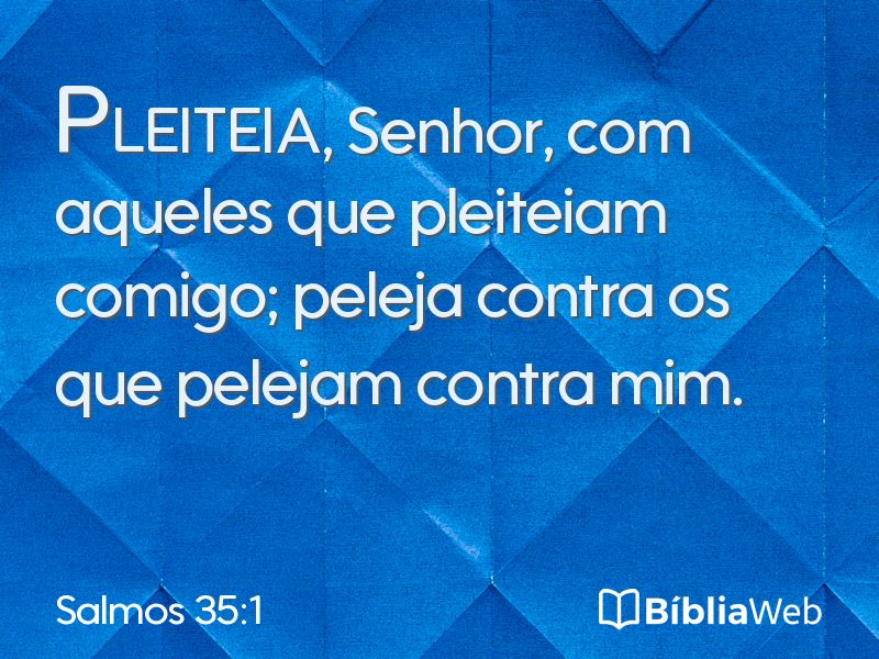 Salmos 35:1 em imagem para compartilhar