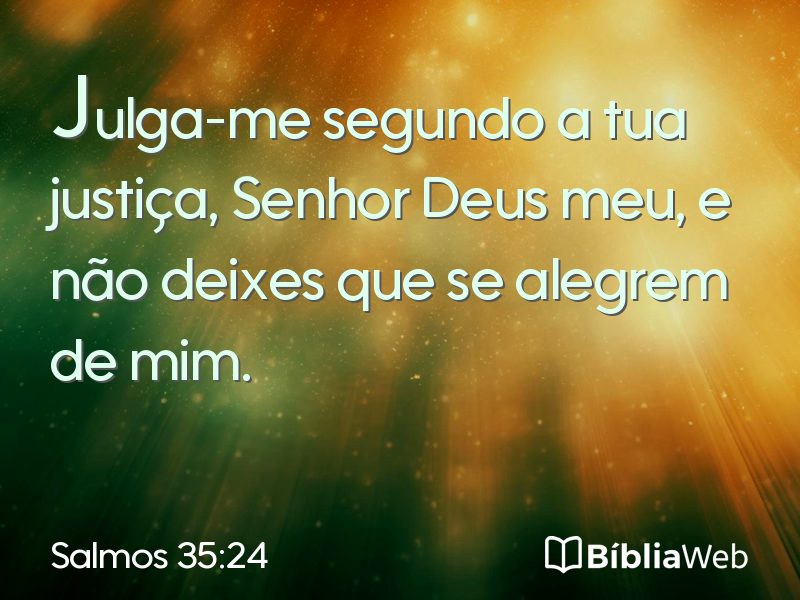 Salmos 35:24 em imagem para compartilhar
