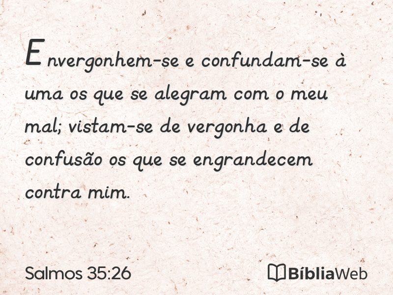 Salmos 35:26 em imagem para compartilhar