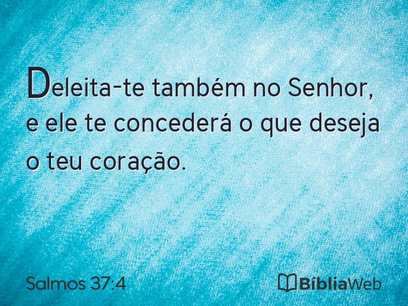 Salmos 37:4 em imagem para compartilhar