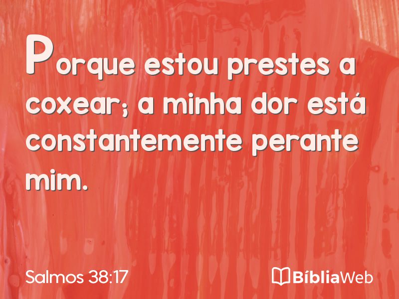 Salmos 38:17 em imagem para compartilhar