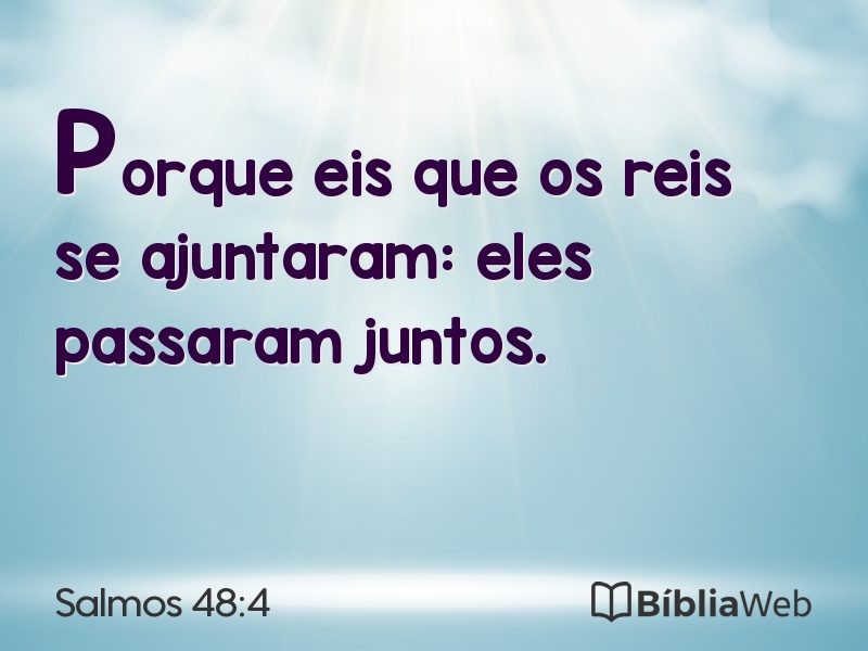 Salmos 48:4 em imagem para compartilhar