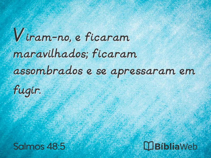 Salmos 48:5 em imagem para compartilhar