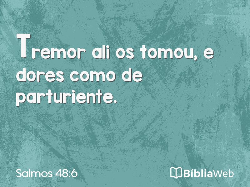 Salmos 48:6 em imagem para compartilhar