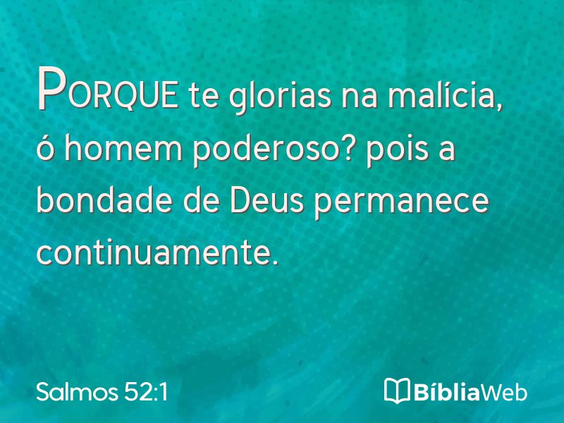 Salmos 52:1 em imagem para compartilhar