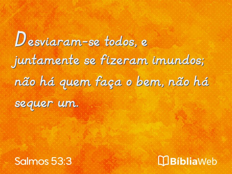 Salmos 53:3 em imagem para compartilhar