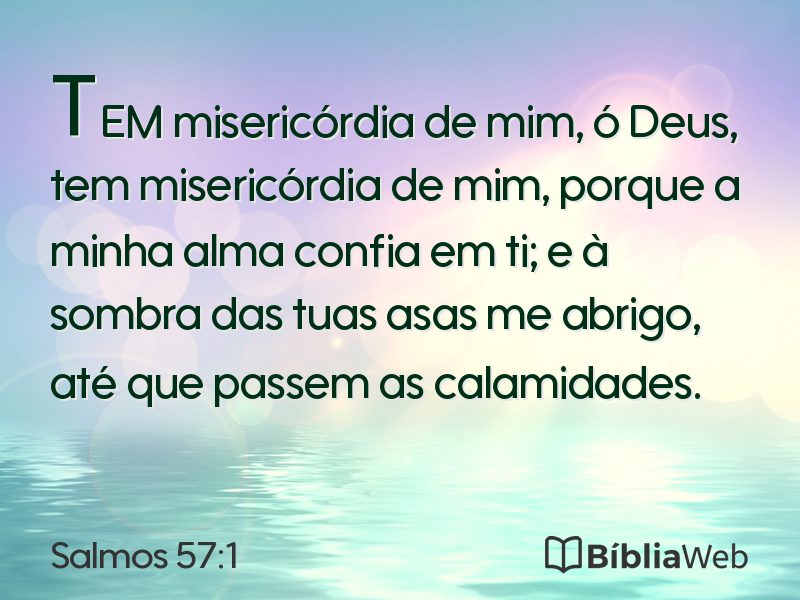 Salmos 57:1 em imagem para compartilhar