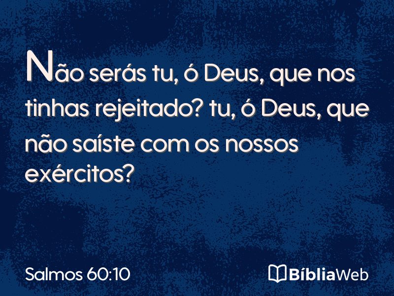 Salmos 60:10 em imagem para compartilhar