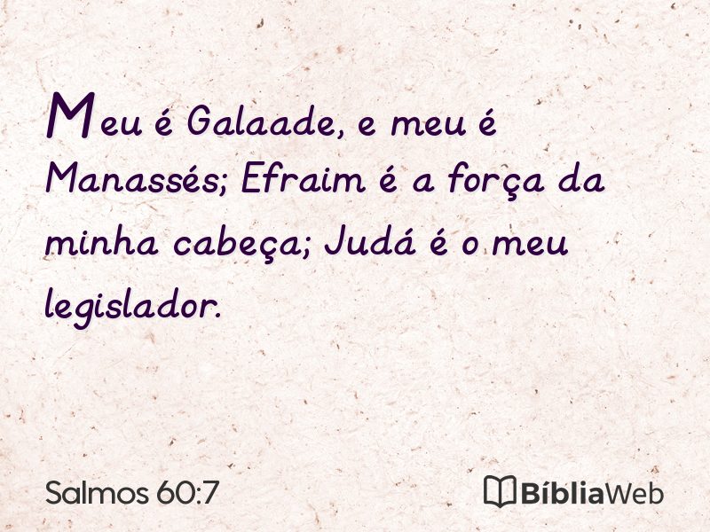 Salmos 60:7 em imagem para compartilhar