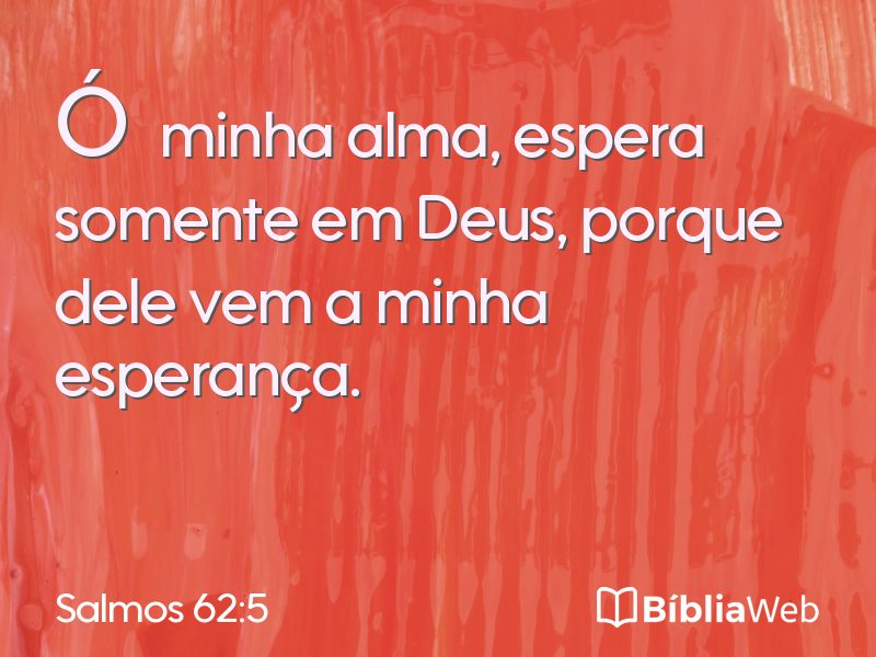 Salmos 62:5 em imagem para compartilhar