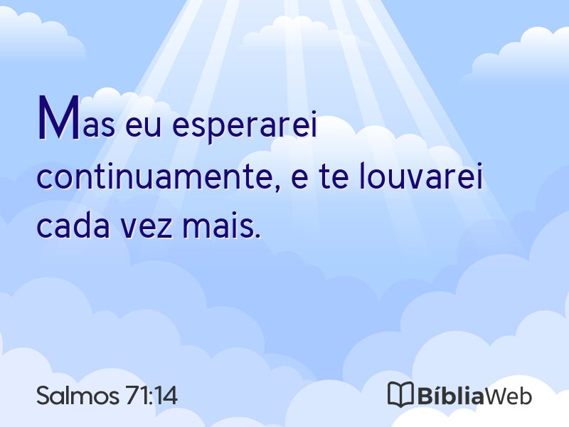 Salmos 71:14 em imagem para compartilhar