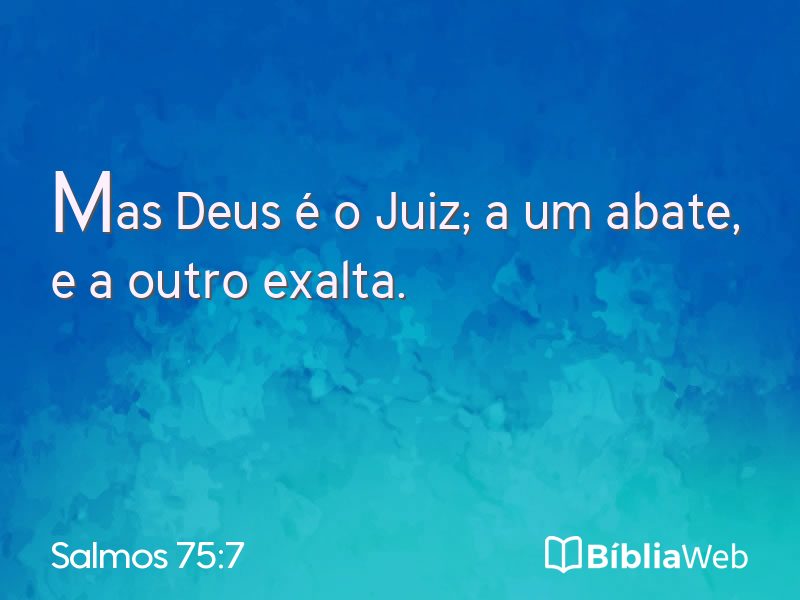 Salmos 75:7 em imagem para compartilhar