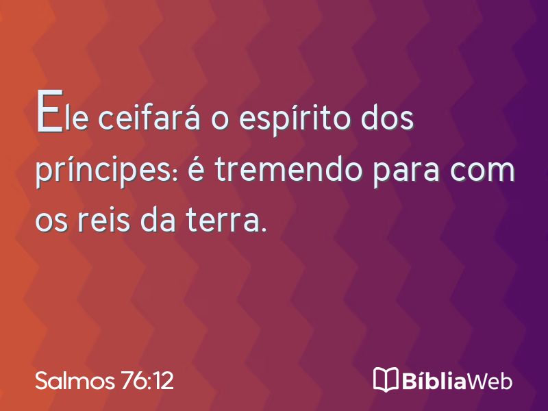 Salmos 76:12 em imagem para compartilhar