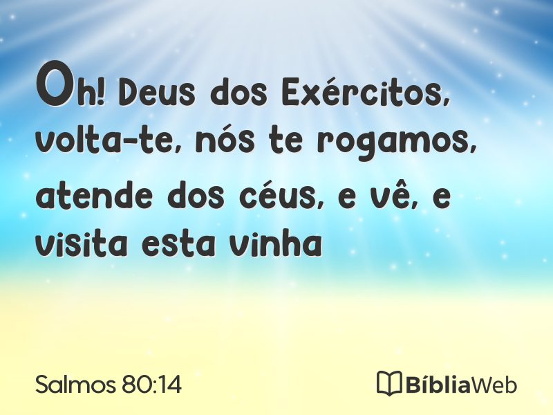 Salmos 80:14 em imagem para compartilhar