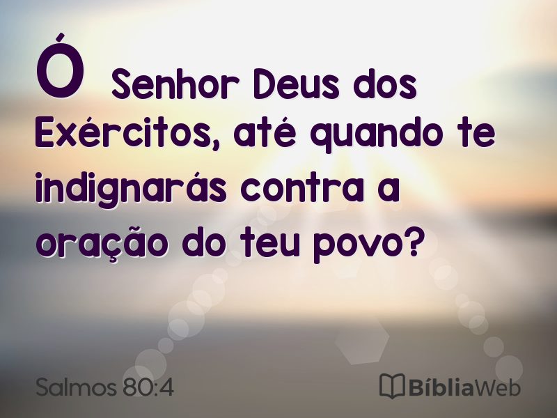 Salmos 80:4 em imagem para compartilhar