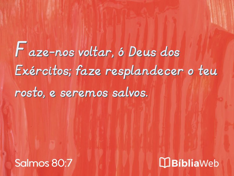Salmos 80:7 em imagem para compartilhar