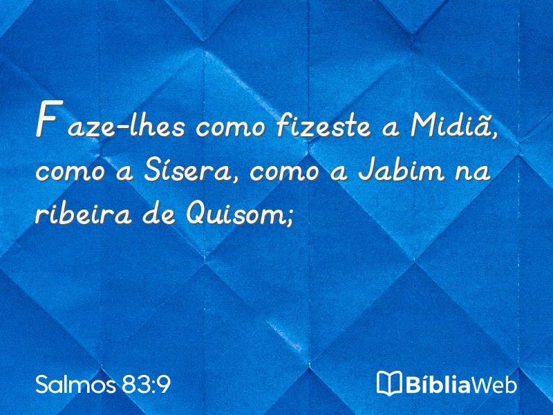 Salmos 83:9 em imagem para compartilhar