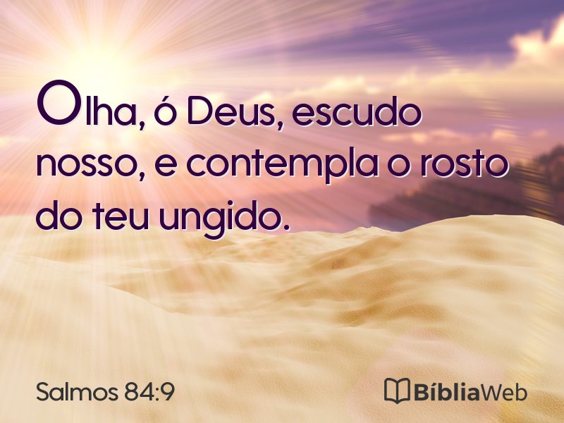 Salmos 84:9 em imagem para compartilhar