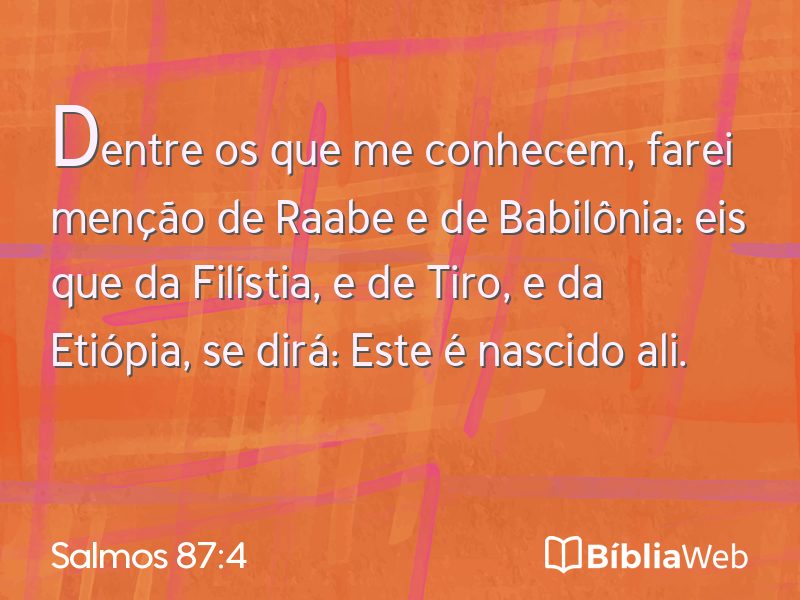 Salmos 87:4 em imagem para compartilhar