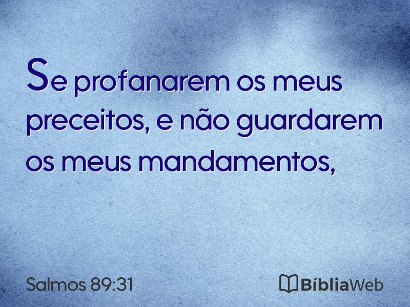 Salmos 89:31 em imagem para compartilhar