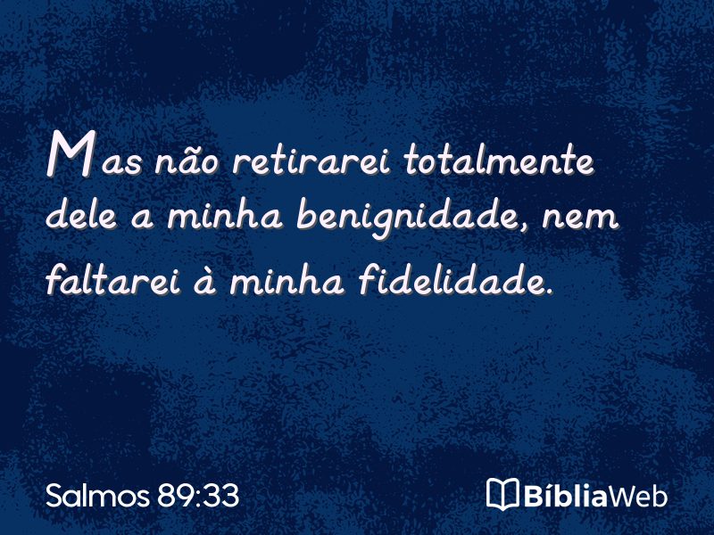 Salmos 89:33 em imagem para compartilhar