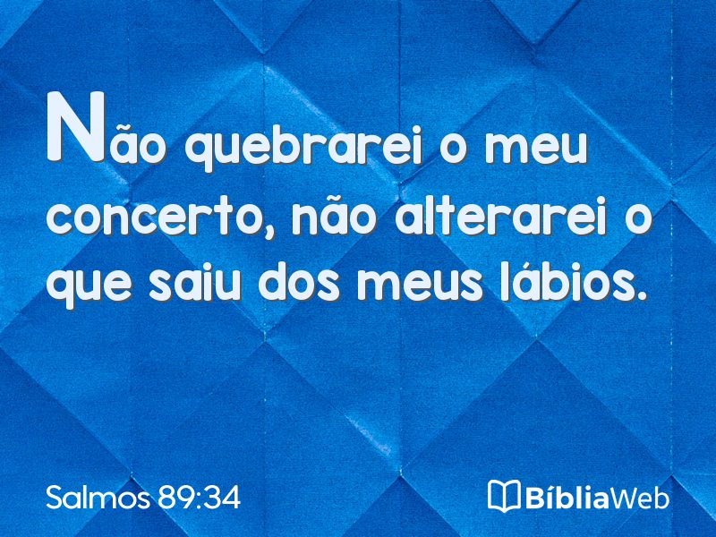 Salmos 89:34 em imagem para compartilhar