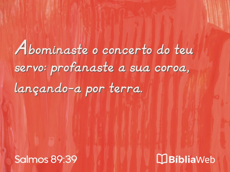 Salmos 89:39 em imagem para compartilhar