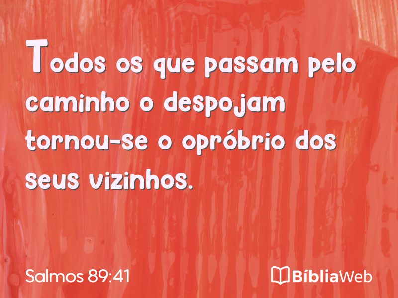 Salmos 89:41 em imagem para compartilhar