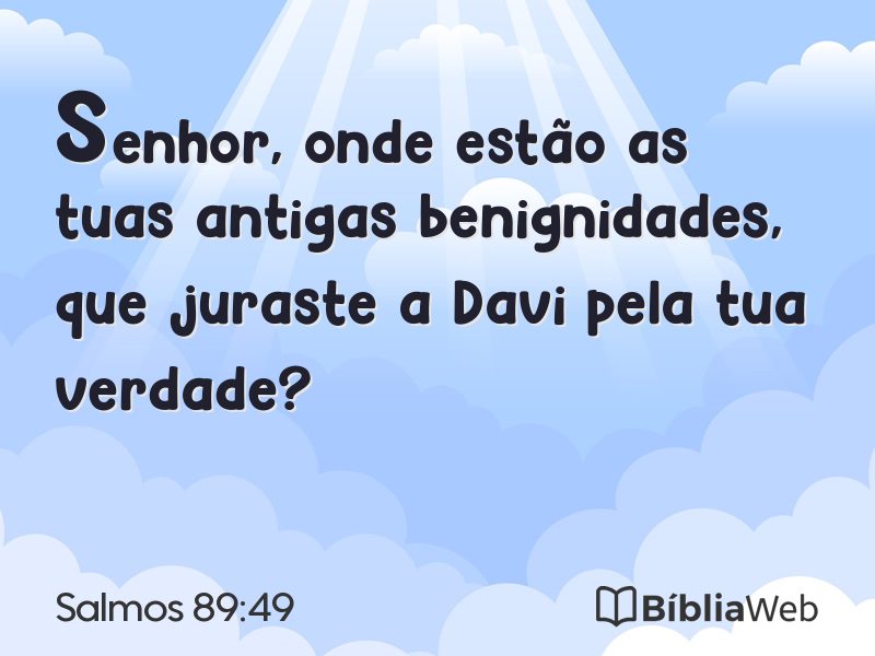 Salmos 89:49 em imagem para compartilhar