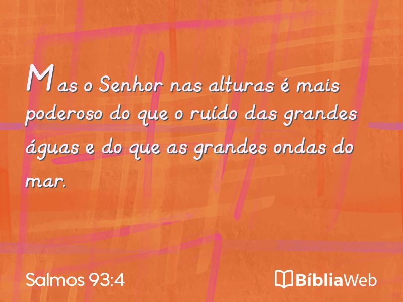 Salmos 93:4 em imagem para compartilhar