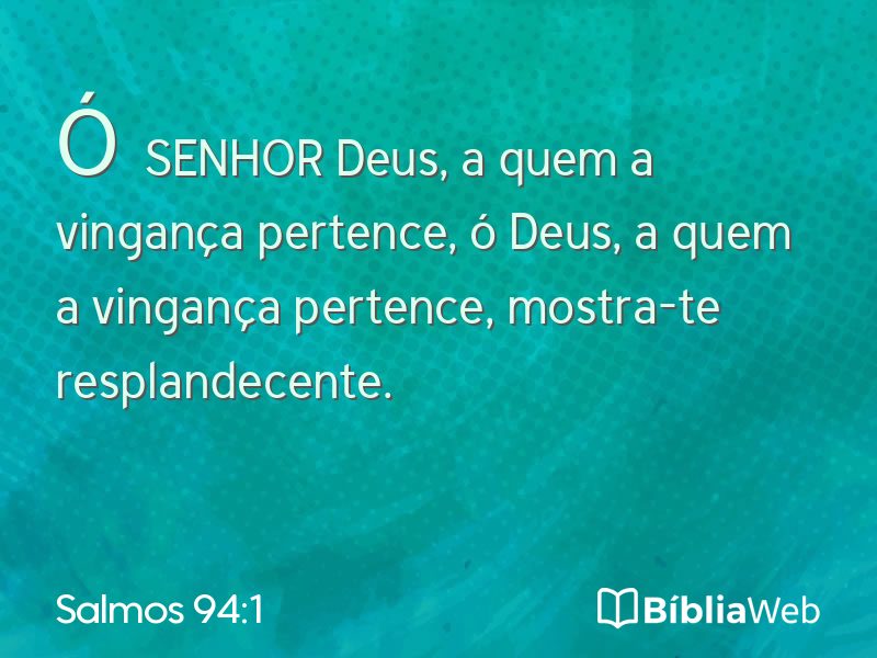 Salmos 94:1 em imagem para compartilhar