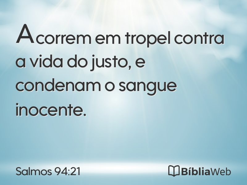 Salmos 94:21 em imagem para compartilhar