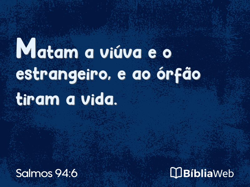 Salmos 94:6 em imagem para compartilhar