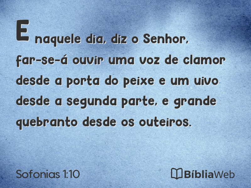 Sofonias 1:10 em imagem para compartilhar