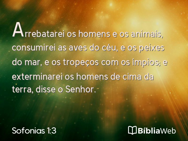 Sofonias 1:3 em imagem para compartilhar