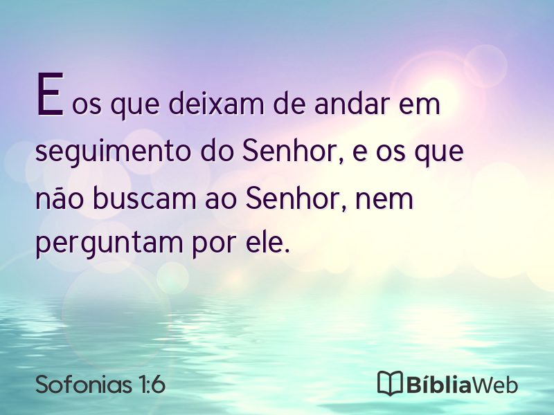 Sofonias 1:6 em imagem para compartilhar