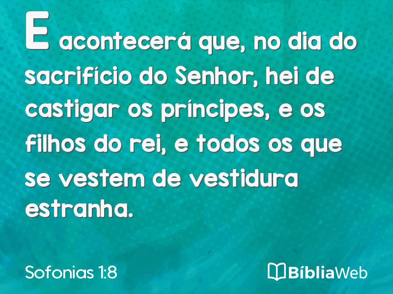 Sofonias 1:8 em imagem para compartilhar