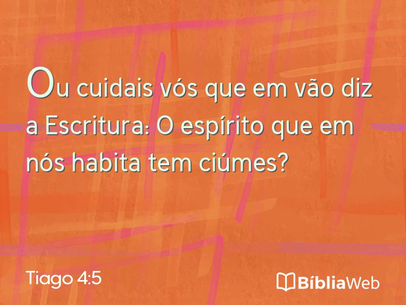Tiago 4:5 em imagem para compartilhar