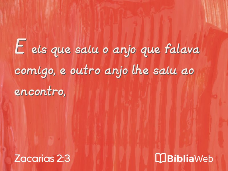 Zacarias 2:3 em imagem para compartilhar